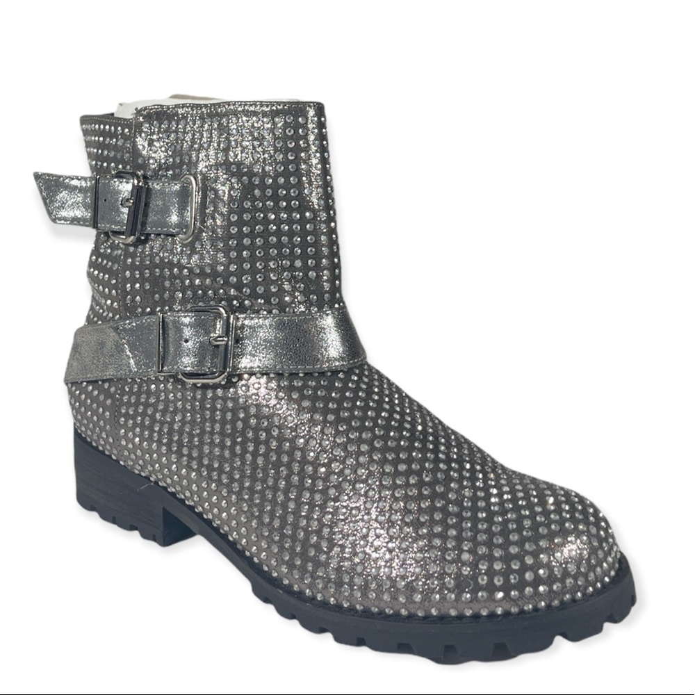 Gezeta Silver Ankle Boots